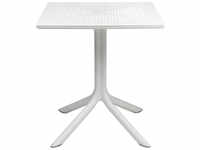 Nardi Clip70 Outdoor Tisch - bianco - Länge: 70 cm, Höhe: 75 cm, Tiefe: 70 cm