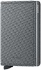 SECRID Slimwallet Carbon Geldbörse / Portemonnaie - cool grey - 6,8x10,2x1,6 cm