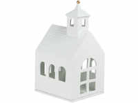 räder LIVING Kapelle groß Lichthaus - weiß - 12,5x11x22,5 cm 90536
