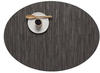 4er Spar-Set | Chilewich Bamboo Oval Platzset - Grey Flannel - 4 Stück à...