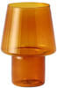RIG-TIG by stelton VIVA hurricane Windlicht - amber - Ø 16,5 - Höhe: 10,5 cm