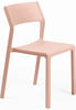 6er Spar-Set | Nardi Trill Bistrot Stühle ohne Armlehnen - rosabouquet: Breite: 50