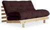 Karup Design ROOTS Schlafsofa - raw/brown - Sofa: 140x105x85 cm, Bett: 200x140x20 cm