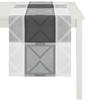 Apelt Loft Style Verona Tischläufer - anthrazit/weiß - 44x140 cm Verona-44X14089