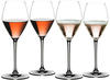 Riedel Mixing Sets Rosé Weinglas, 4er-Set - kristall - 4er-Set à 322 ml 551500055