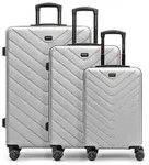 Redolz Essentials 07 3-SET 4 Rollen Kofferset 3-teilig grau