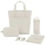 Kapten & Son Lindby Wickeltaschenset 4 tlg. Laptopfach beige