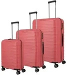 Travelite Mooby 4 Rollen Kofferset 3-teilig lila
