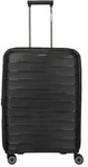 Travelite Mooby 4 Rollen Trolley M 66 cm mit Dehnfalte schwarz