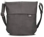 Zwei Mademoiselle.M Schultertasche 27 cm grau