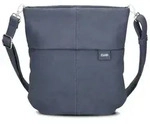 Zwei Mademoiselle.M Schultertasche 27 cm blau