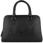 bugatti Elsa Handtasche Leder 32 cm schwarz
