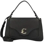Coccinelle C-Me Handtasche Leder 30 cm schwarz