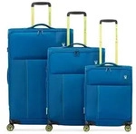 Roncato Move 4 Rollen Kofferset 3-teilig mit Dehnfalte blau