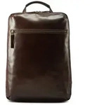 Jost Skagen Business-Rucksack Leder 42 cm Laptopfach braun