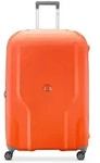 Delsey Paris Clavel 4-Rollen Trolley 83 cm mit Dehnfalte orange