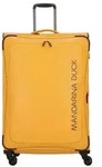 Mandarina Duck Eco Coated 4 Rollen Trolley XL 83 cm mit Dehnfalte gelb