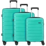 d&n Travel Line 4100 4 Rollen Kofferset 3-teilig gr&uuml;n