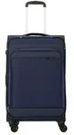 d&n Travel Line 9504 4 Rollen Trolley M 67 cm mit Dehnfalte blau