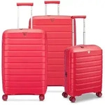 Roncato B-Flying Move 4 Rollen Kofferset 3-teilig mit Dehnfalte rot