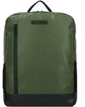 Greenburry Upcycled Tarpaulin Daypack 39.5 cm Laptopfach gr&uuml;n