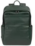 DuDu Sydney Daypack Leder 42 cm Laptopfach gr&uuml;n