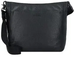 Mandarina Duck Mellow Leather Umh&auml;ngetasche Leder 30 cm schwarz