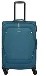 Travelite Umbria 4 Rollen Trolley M 67 cm mit Dehnfalte petrol