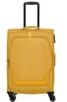 Travelite Umbria 4 Rollen Trolley M 67 cm mit Dehnfalte gelb