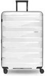 Bergpfeil Travel 4-Rollen Trolley L 75 cm mit Dehnfalte weiss