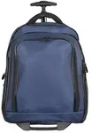 Dermata 2 Rollen Rucksacktrolley 47 cm Laptopfach blau