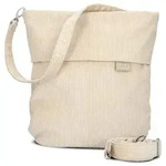 Zwei Mademoiselle.M Schultertasche 31 cm beige
