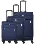 Travelite Priego 4 Rollen Kofferset 3-teilig blau