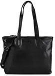 Plevier Catz Aktentasche RFID Schutz Leder 43 cm Laptopfach schwarz