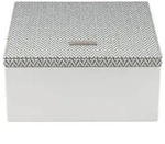 Windrose Calma Schmuckkasten 18 cm weiss