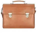 Picard Toscana Aktentasche Leder 42 cm Laptopfach braun