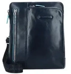 Piquadro Blue Square Umh&auml;ngetasche Leder 21 cm blau