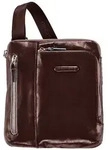 Piquadro Blue Square Umh&auml;ngetasche Leder 21 cm braun