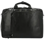 Picard Buddy Aktentaschen Messenger Leder 42 cm Laptopfach schwarz