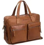 The Chesterfield Brand Wax Pull Up Aktentasche Leder 43 cm Laptopfach braun