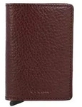 Secrid Slimwallet Vegetable Kreditkartenetui RFID Leder 7 cm braun