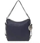 Mandarina Duck Mellow Leather Schultertasche Leder 36 cm blau