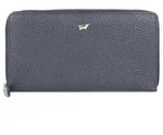 Braun B&uuml;ffel Asti Geldb&ouml;rse RFID Schutz Leder 19 cm blau