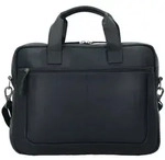 The Chesterfield Brand Wax Pull Up Aktentasche Leder 40 cm Laptopfach schwarz