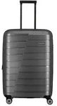 Travelite Air Base 4 Rollen Trolley 67 cm mit Dehnfalte grau