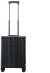 Aleon Business 4-Rollen Kabinentrolley Aluminium 55 cm schwarz