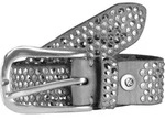 b.belt G&uuml;rtel Leder 80 cm grau