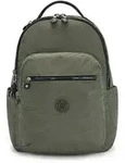 Kipling Basic Seoul Rucksack 44 cm Laptopfach gr&uuml;n