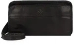 Harbour 2nd Anchor Love Serena Clutch Geldb&ouml;rse Leder 20 cm schwarz