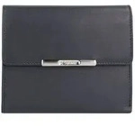 Esquire Helena Geldb&ouml;rse Leder 12 cm blau